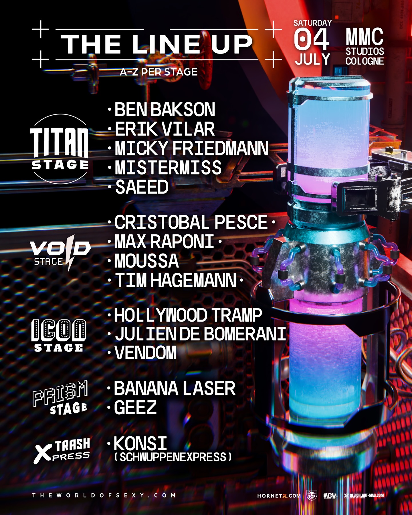 SEXY Party Cologne Flyer